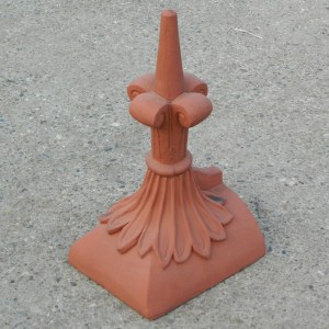 half round hip end roof finial